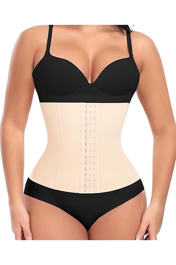 Waist Trainer for Women Corset Shapewear Tummy Control Waist Cincher Underbust Postpartum Girdle Body Shaper - 9.5 inch