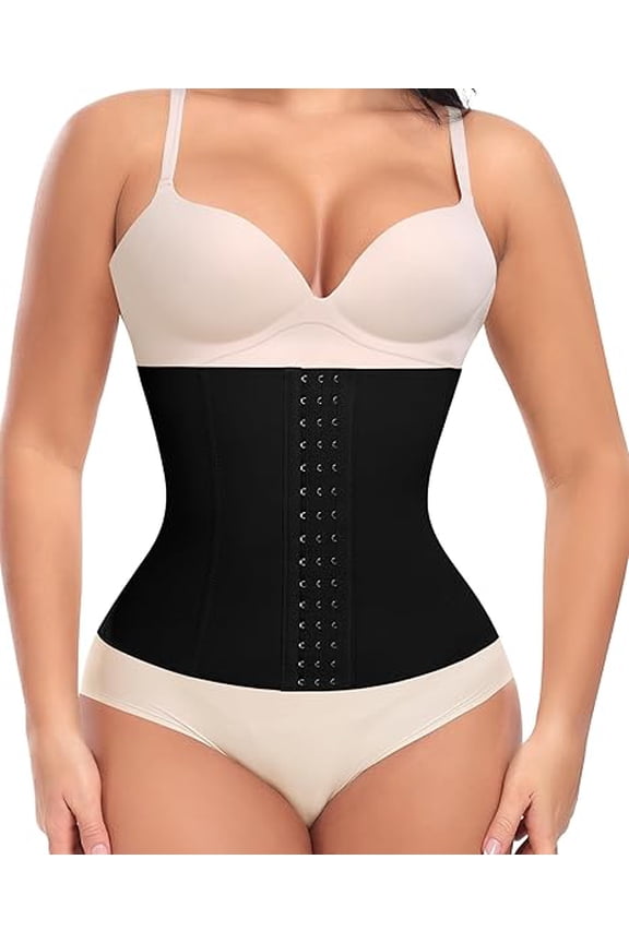 Waist Trainer for Women Corset Shapewear Tummy Control Waist Cincher Underbust Postpartum Girdle Body Shaper - 9.5 inch