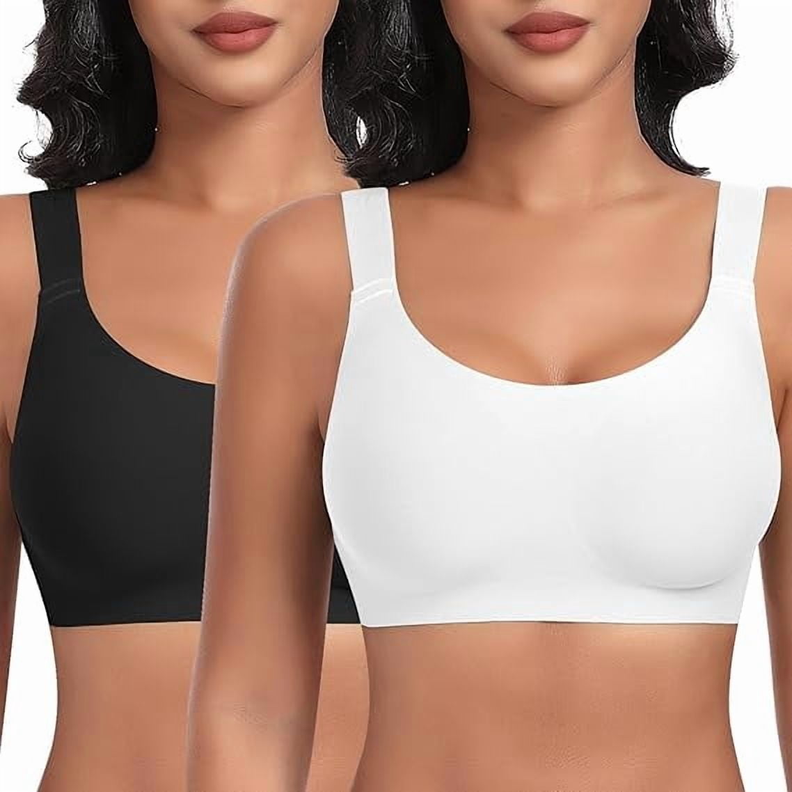 Werena Wireless Bras for Women No Underwire Seamless Full Coverage Comfortable Everyday Bra with Medium Support