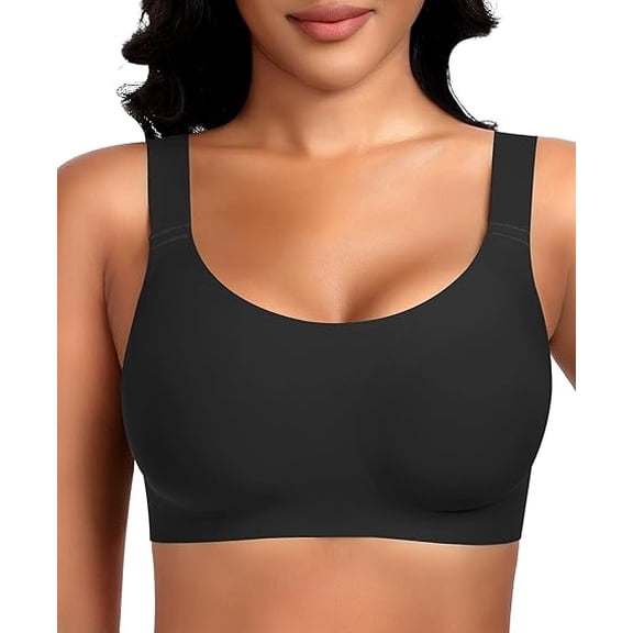 Werena Wireless Bras for Women No Underwire Seamless Full Coverage Comfortable Everyday Bra with Medium Support
