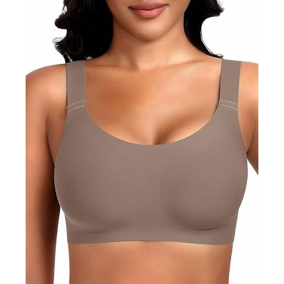 Werena Wireless Bras for Women No Underwire Seamless Full Coverage Comfortable Everyday Bra with Medium Support