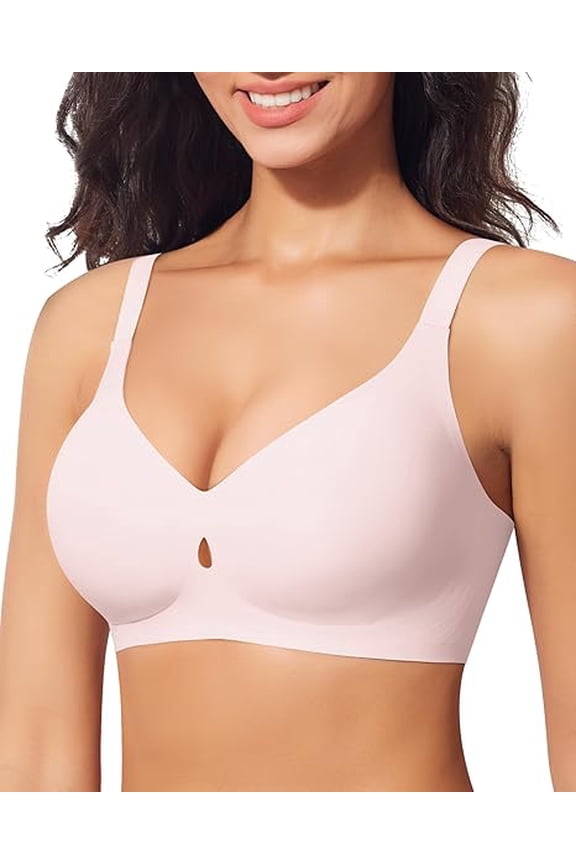 Womens Wireless Bra No Underwire Comfort Seamless Bras Buttery Soft Bralette Full Coverage Everyday Bra