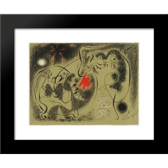 Werewolf 20x24 Framed Art Print by Masson, Andre