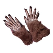 Werewolf Brown Gloves Halloween Costume Accessory