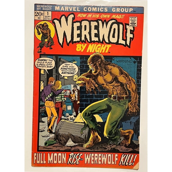 Werewolf By Night #1 Comic Book