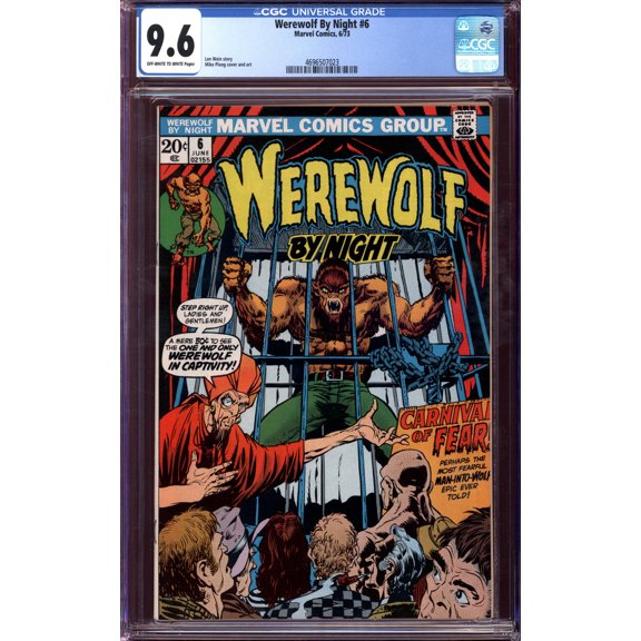 Werewolf By Night #6 - CGC 9.6 Comic Book