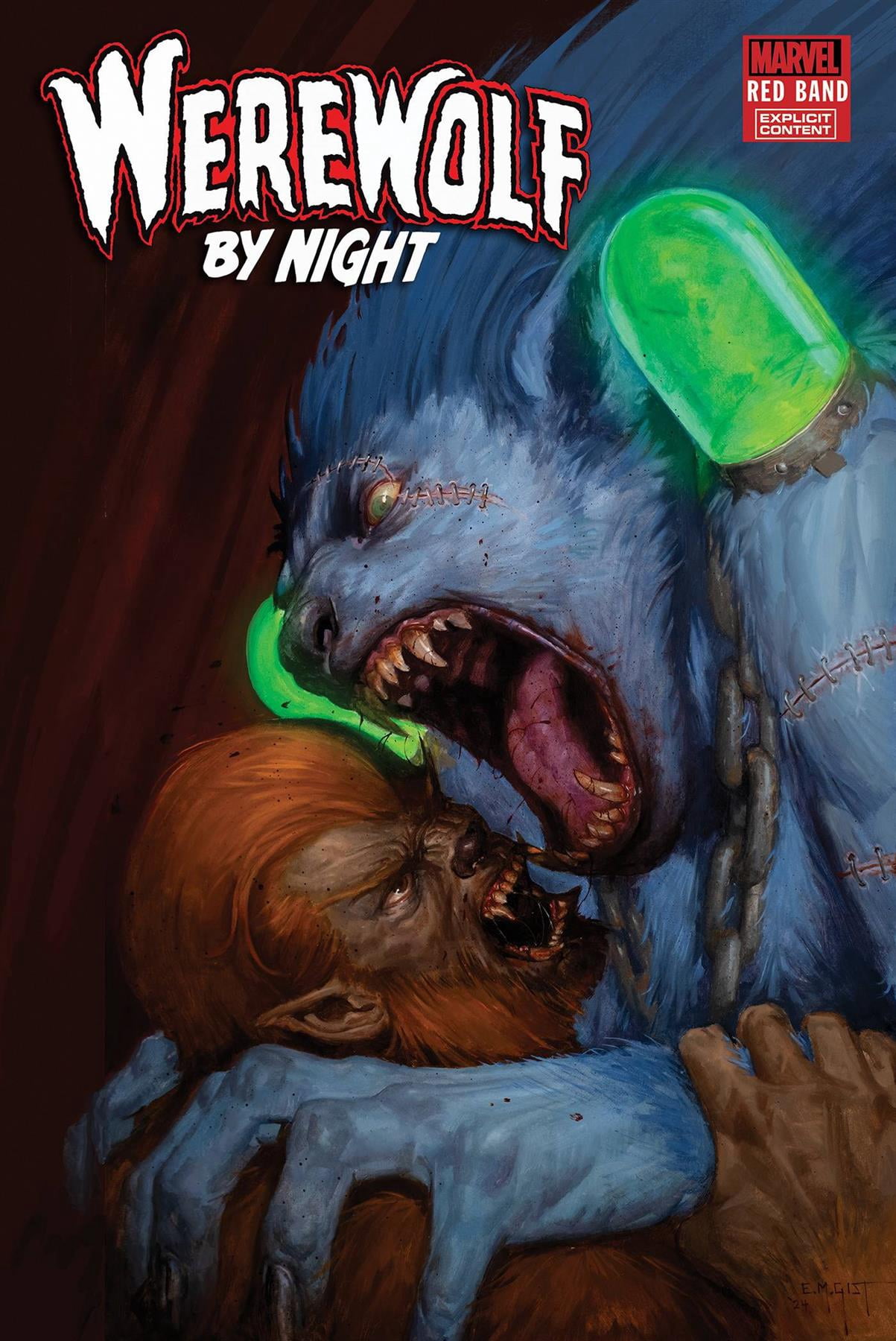 Cover of Werewolf by Night: Red Band #6