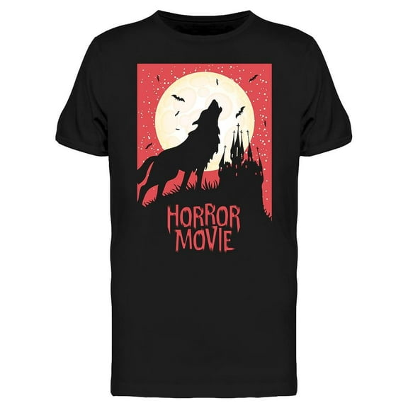 Werewolf Howling At The Moon T-Shirt Men -Image by Shutterstock, Male XX-Large