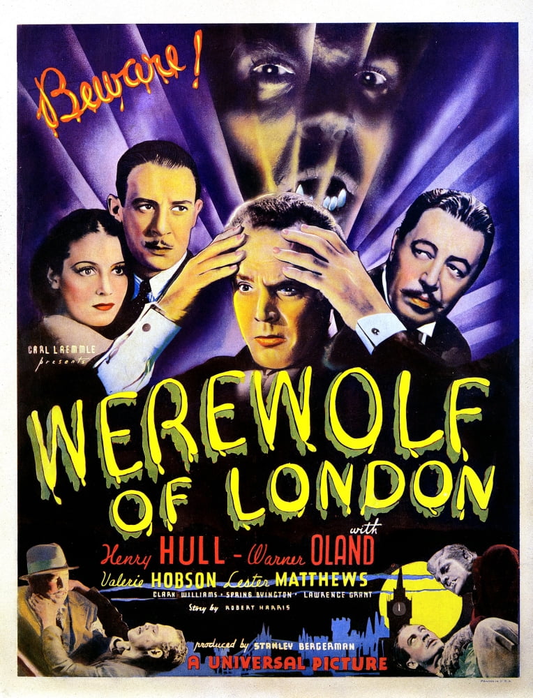Werewolf Of London Canvas Art - (11 x 17)