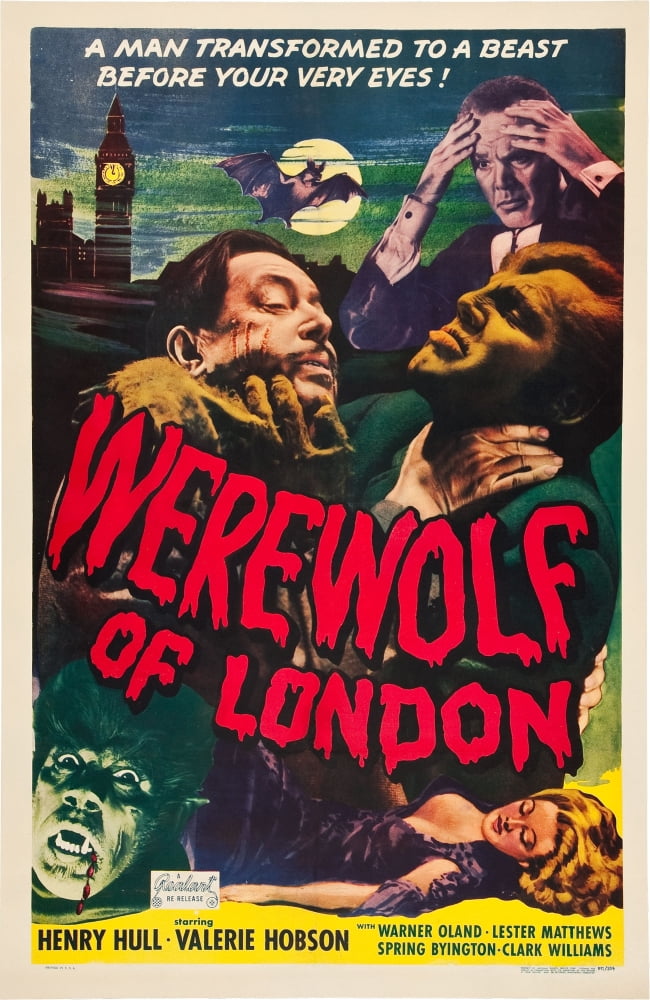Werewolf Of London Canvas Art - (11 x 17)