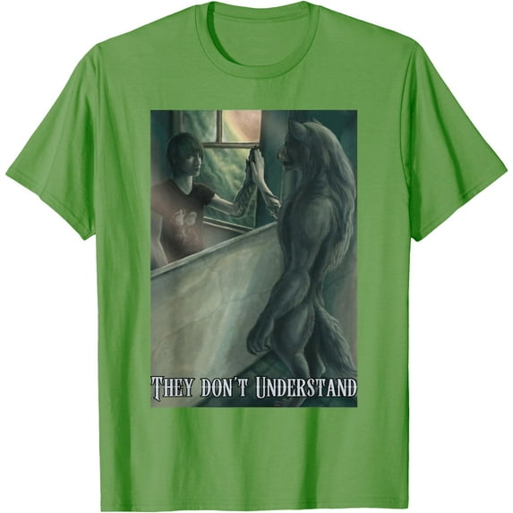 Werewolf Ripping Meme Alpha Wolf Werewolf Literally Me Unisex T-Shirt for Men Women Kids Toddler,Lime Color,Size 5XL