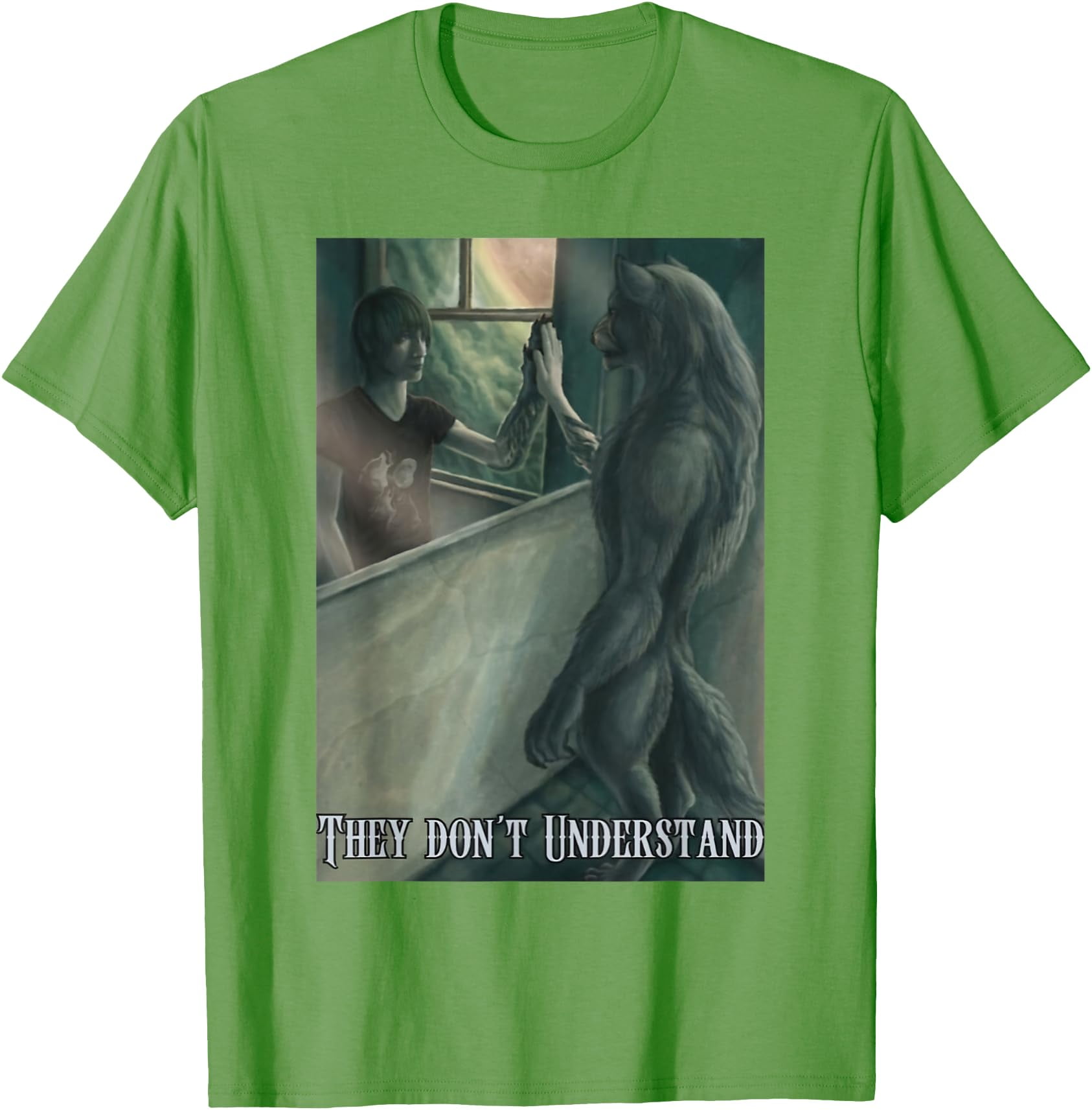 Werewolf Ripping Meme Alpha Wolf Werewolf Literally Me Unisex T-Shirt for  Men Women Kids Toddler,Lime Color,Size YM - Walmart.com