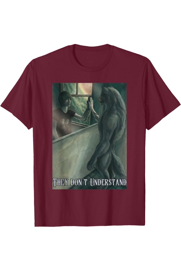 Werewolf Ripping Meme Alpha Wolf Werewolf Literally Me Unisex T-Shirt for Men Women Kids Toddler