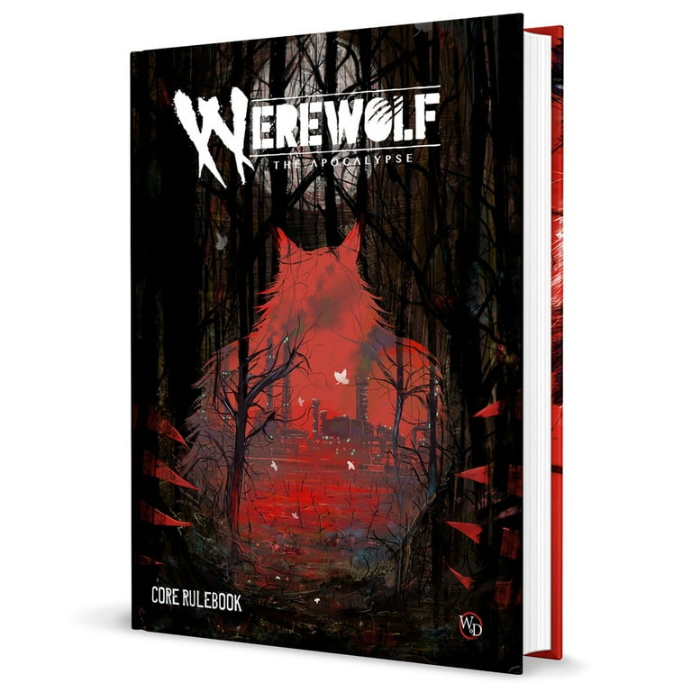 Renegade Game Studios Werewolf: The Apocalypse 5th Edition Core Rulebook - Hardcover RPG Book, Story of Environmental & Spiritual Horror Black Renegade Game Studios Werewolf: The Apocalypse 5th Edition Core Rulebook - Hardcover RPG Book, Story of Environmental & Spiritual Horror Black
