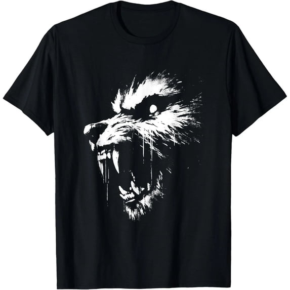 Pet Store Werewolf Werewolf - Vintage Spooky Werewolf Halloween Lover T-Shirt - Walmart.com