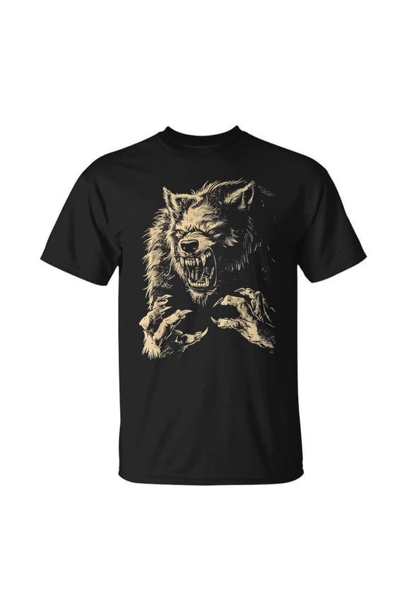 Werewolf Wolf Howling At Full Moon TShirt