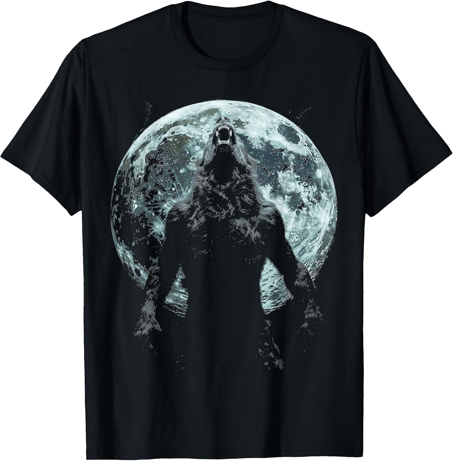 Pet Store Werewolf Werewolf Wolf Howling Moon Alpha Male Halloween Sigma Male T-Shirt ...