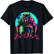 Werewolf Wolf Moon Popart T-Shirt