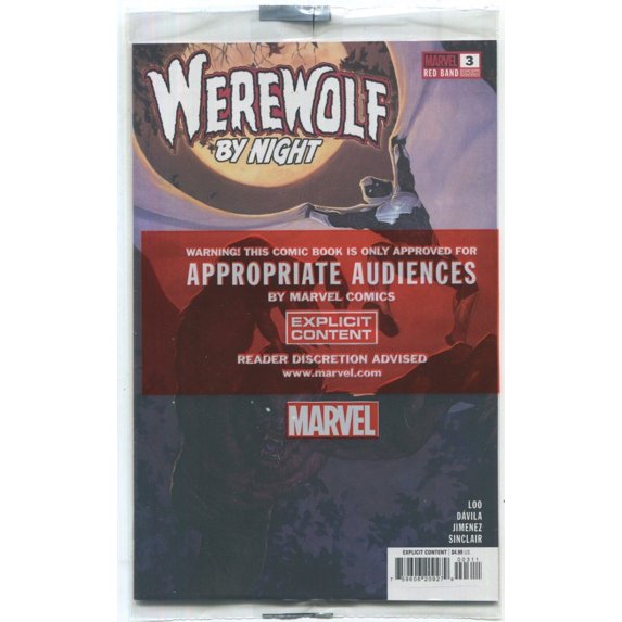 Werewolf by Night: Red Band #3 (in bag) VF ; Marvel Comic Book