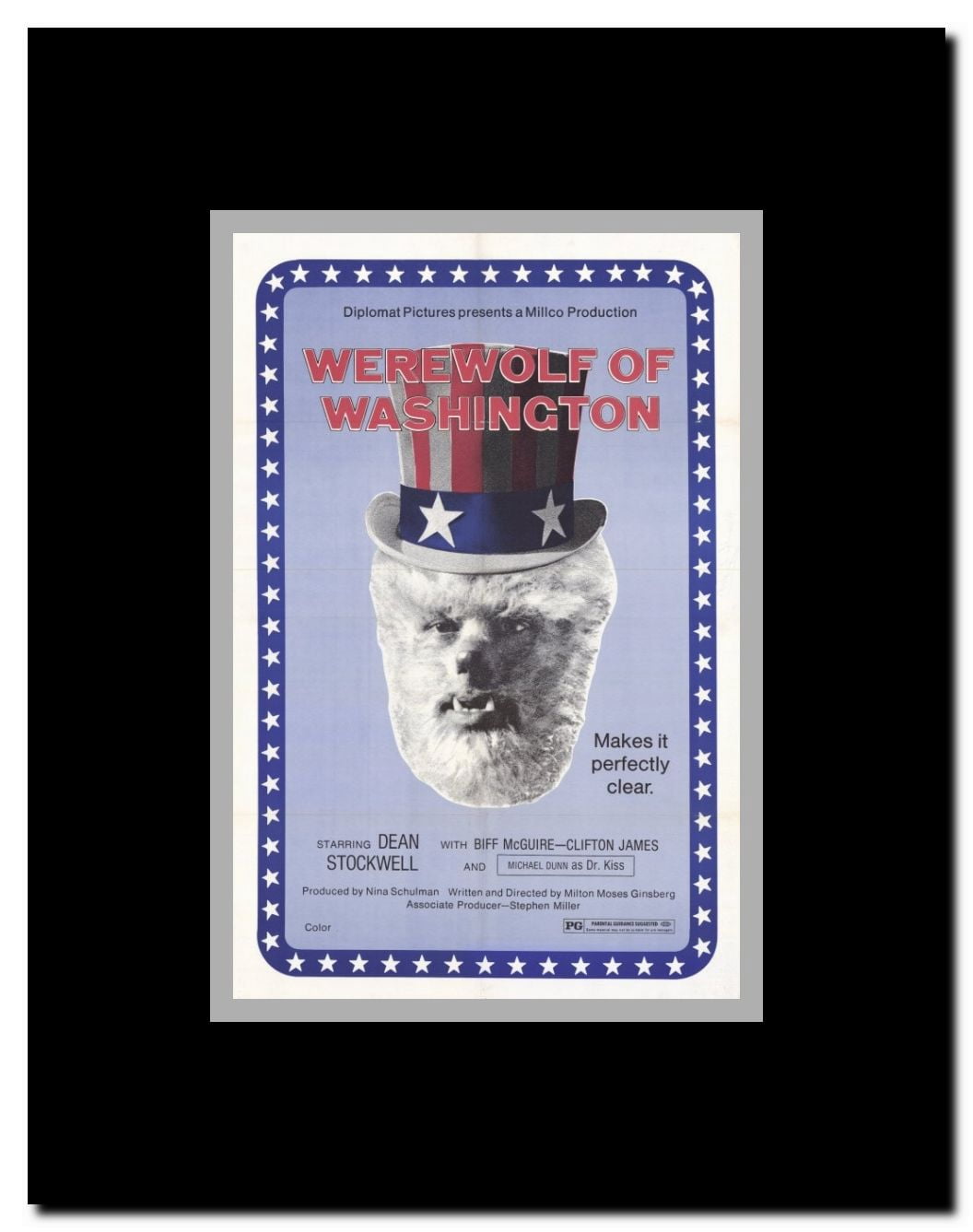 Werewolf of Washington Framed Movie Poster
