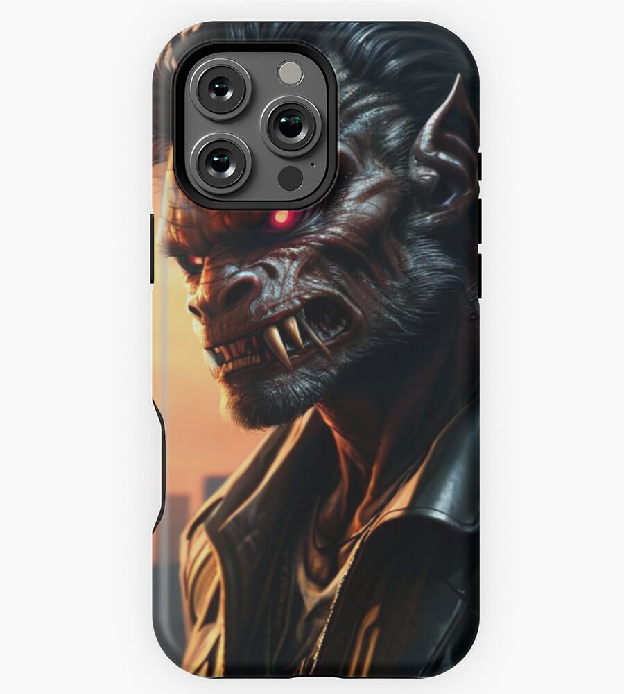 Werewolf rocker GA11483 Phone Case for iPhone 11 to 17 Pro Max ...