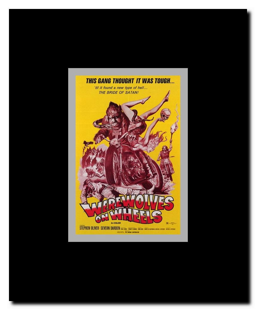Werewolves on Wheels Framed Movie Poster