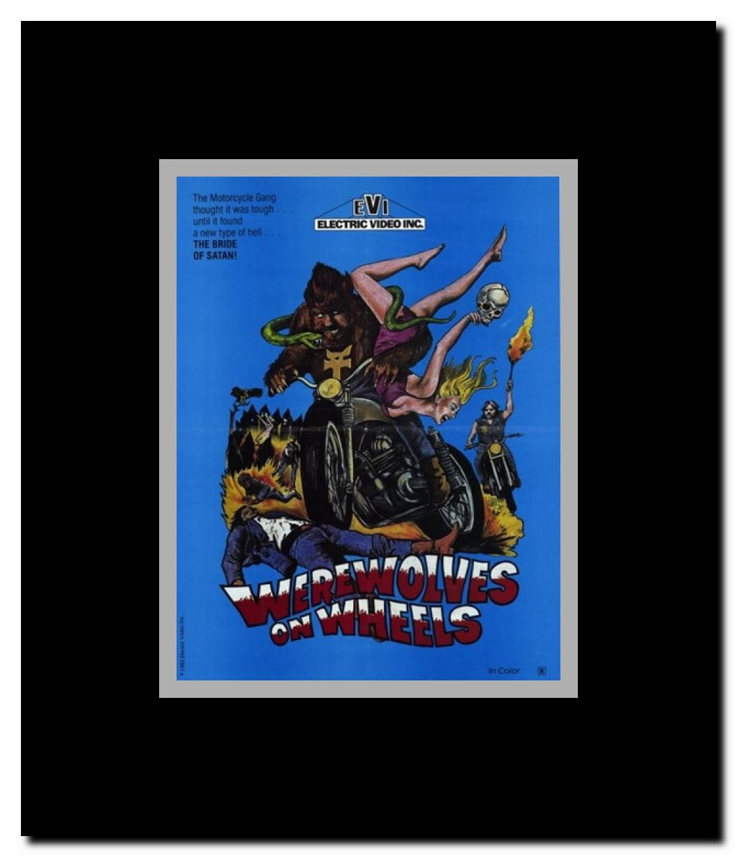 Werewolves on Wheels Framed Movie Poster