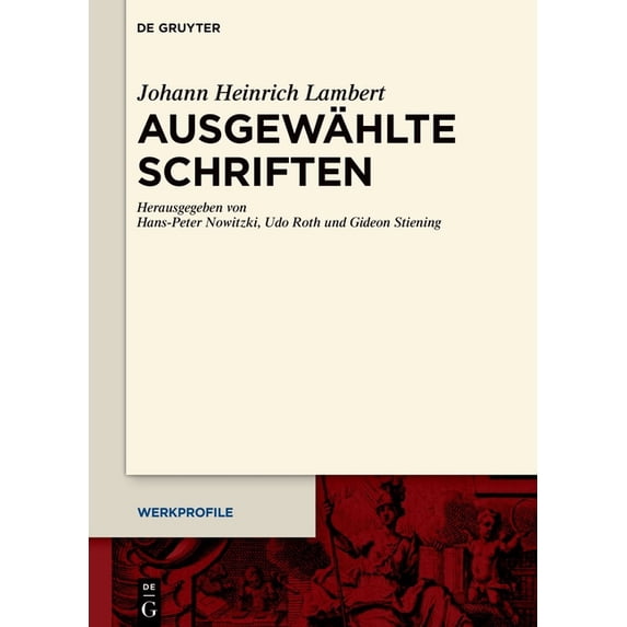 Werkprofile Ausgewählte Schriften, Book 17, (Hardcover)