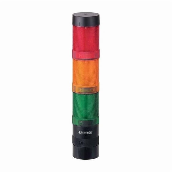 Tower Light Assembly, 24V AC/DC, Green, Red, Yellow, 40 mm Dia., 215 mm Height, LED 63930001