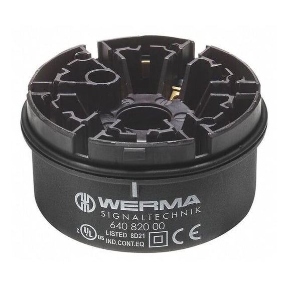 Werma Terminal Element,70mm dia.,1-43/64" H 64082000