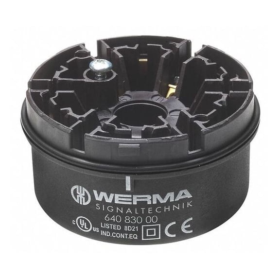 Werma Terminal Element,70mm dia.,1-43/64" H 64083000