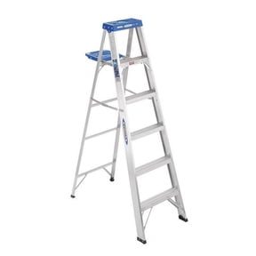 Werner 5' AL Step Ladder, Aluminum, I