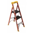 thumbnail image 1 of Werner Stepladder,300 lb. Load Cap.,Fiberglass  C6204, 1 of 1