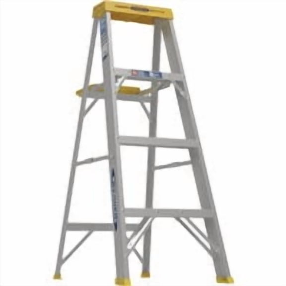 Werner Type I Aluminum Step Ladder - Pack of 6
