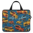 thumbnail image 1 of Werpe Dump Trucks Trucks Pattern Diving Fabric Tablet Cover Neoprene Computer Protective Handle Case 10inch, 1 of 5
