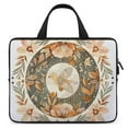 thumbnail image 1 of Werpe Flowers Leaves Circular Design Diving Fabric Laptop Carrying Bag 10inch, 1 of 5