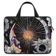 thumbnail image 1 of Werpe Flowers Moon Sun Laptop Sleeve Diving Fabric Carrying Bag with Handle for Computer Protection 10inch, 1 of 5