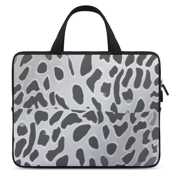 Werpe Leopard Print Diving Fabric Soft Carrying Travel Case Laptop Bag Idea 10inch