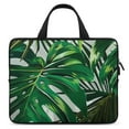 thumbnail image 1 of Werpe Palm Leaf Diving Fabric Laptop Handle Bag Computer Protect Case Sleeve Carrying Bag 13inch, 1 of 5