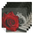 thumbnail image 1 of Werpe Rose Party Dinner Decoration Washable Napkins for Farmhouse Party Dining Table Decor Set of 6 6 PCS, 1 of 7