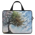 thumbnail image 1 of Werpe Tree Sky Cloud Diving Fabric Laptop Handle Bag Computer Protect Case 17inch, 1 of 5
