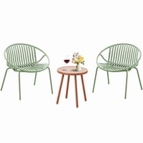 Werph 3 Pieces Patio Furniture Set, Outdoor Furniture with Bistro Table and Patio Chairs Set of 2