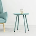 thumbnail image 1 of Werph End Table Living Room Side Table, Round Accent Table Small Side Table Nightstand with 4 Legs, Modern Home Decor Coffee Table for Bedroom, Office, Small Space,Blue, 1 of 8