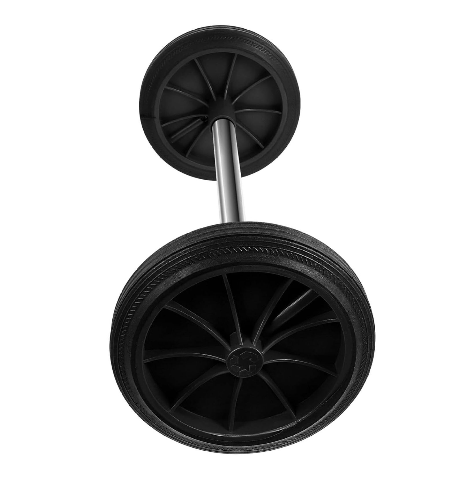 Werqueid 1 Set Garbage Bin Wheels Replacement Plastic Trash Can Wheels