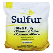 Werqueid 10 lb Yellow Sulfur Powder Fertilizer, Grade, Elemental