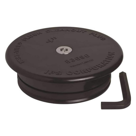 Werqueid 301162 4" Flush Mechanical Cleanout Repair Plug
