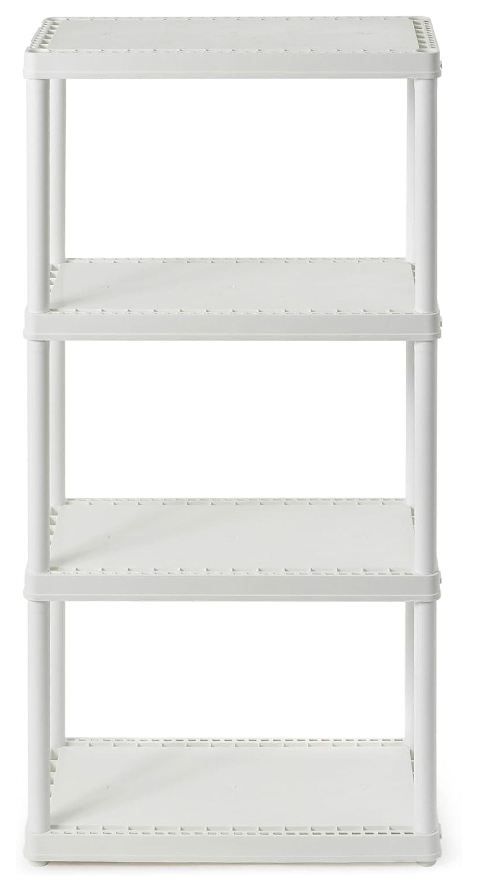 White 4-Shelf Kids Storage Organizer