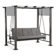 thumbnail image 1 of Werqueid Replacement Canopy Top Cover for Broyhill Pergola Daybed Swing - Riplock 350 - Slate Gray, 1 of 9