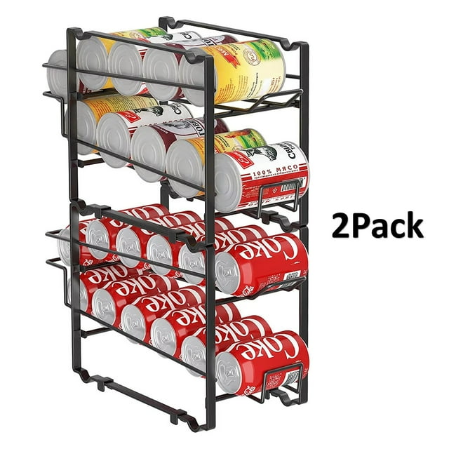 Werseon Can Organizer Stackable Rack Dispenser, Beverage Rack Soda Can