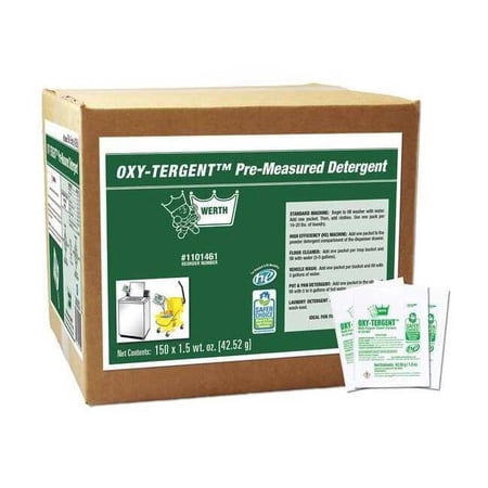 Laundry Detergent, 150 ct Box, Powder, Citrus, White 1101461